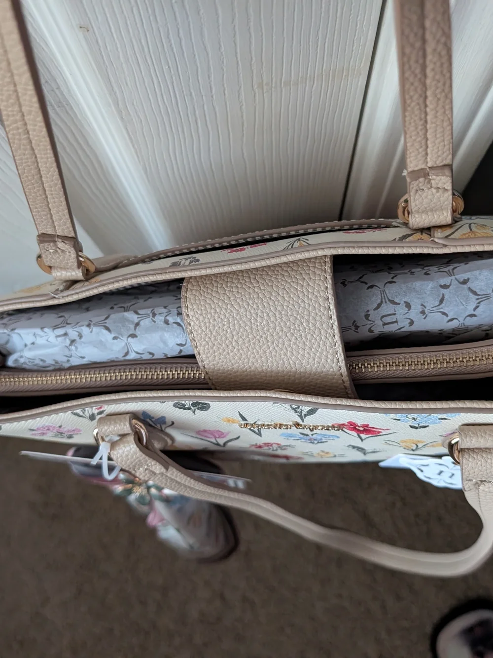 Nanette Lepore Floral Tote with Scarf